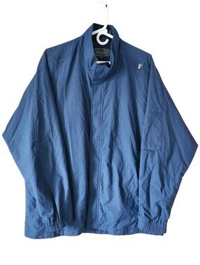 Vintage Rebar Nano Jacket Mens Large Blue Lightweight Windbreaker